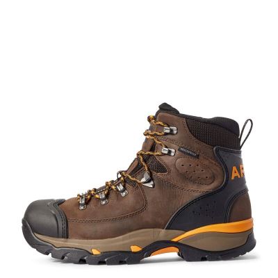 Ariat Endeavor 6" Çikolata Kahverengi Iş Ayakkabıları Erkek (42063-044)